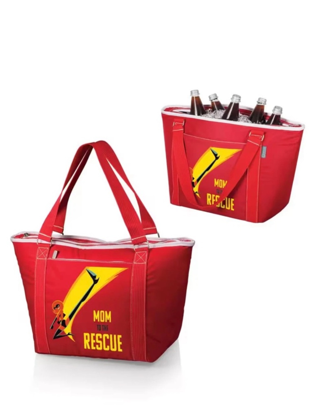 NWT! The Incredibles Elastigirl "Mom to the Rescue" Red Cooler Tote 9Qt/24 can